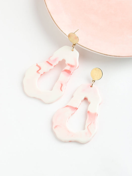 GOLD PLATED PARTY DESIGNER DROP EARRING FOR WOMEN