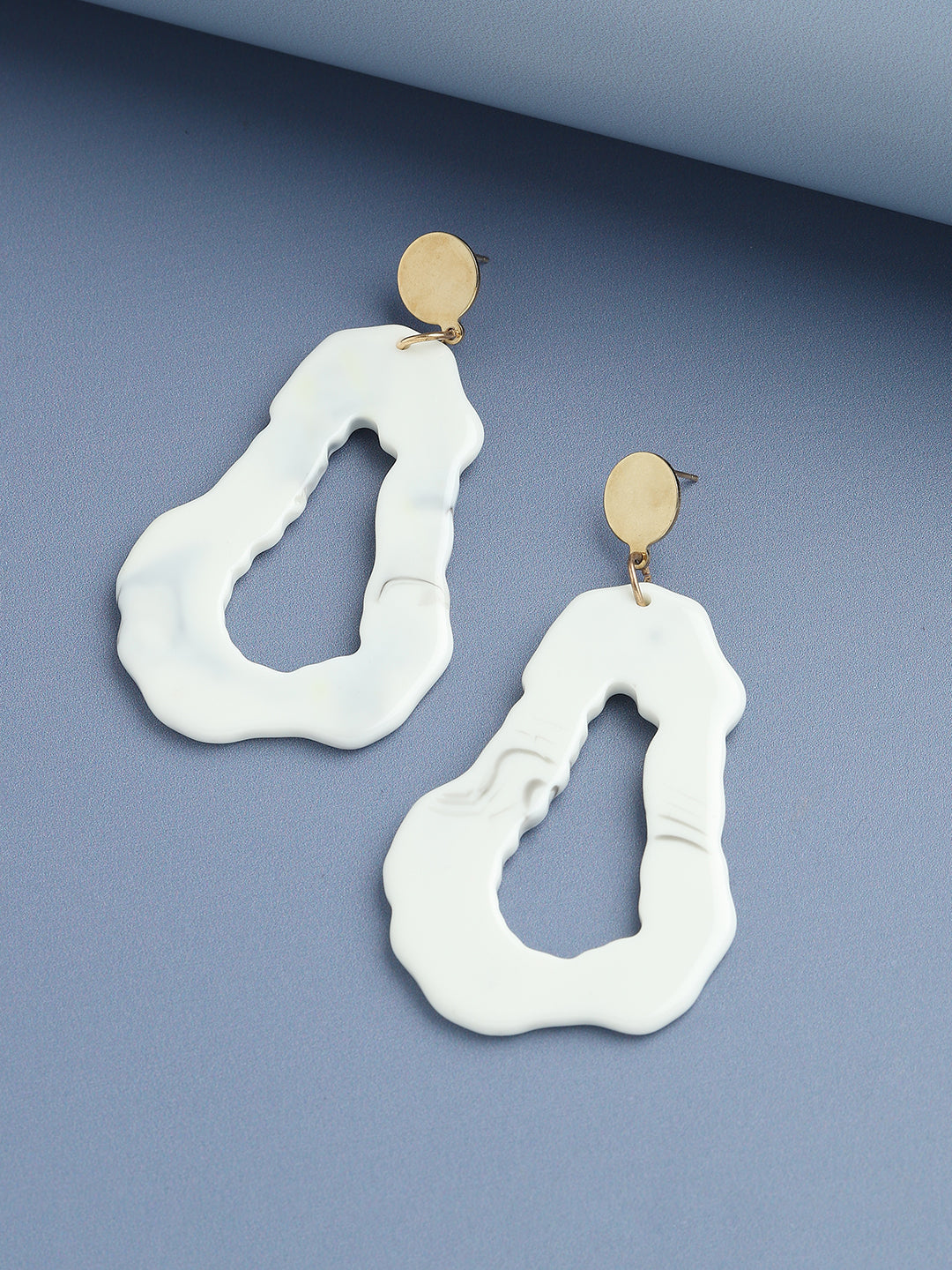 GOLD PLATED PARTY DESIGNER DROP EARRING FOR WOMEN