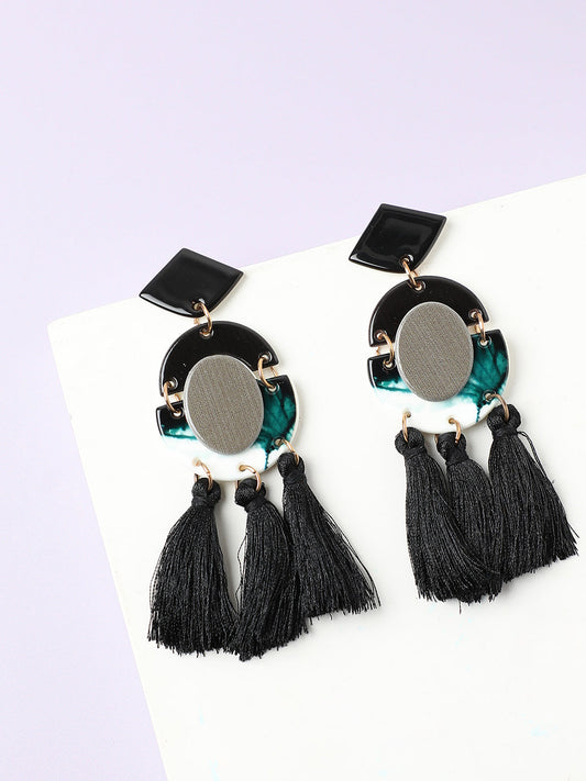 GOLD PLATED PARTY DESIGNER DROP EARRING FOR WOMEN