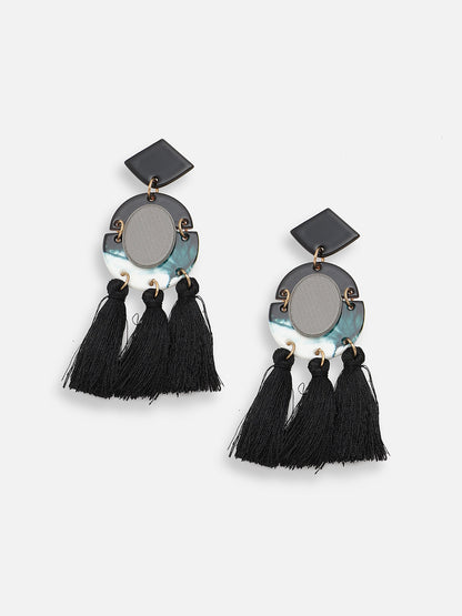 GOLD PLATED PARTY DESIGNER DROP EARRING FOR WOMEN