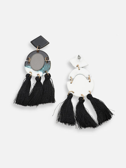 GOLD PLATED PARTY DESIGNER DROP EARRING FOR WOMEN