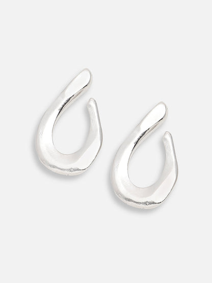 SILVER PLATED PARTY DESIGNER DROP EARRING FOR WOMEN