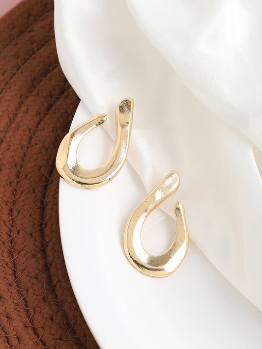 GOLD PLATED PARTY DESIGNER DROP EARRING FOR WOMEN
