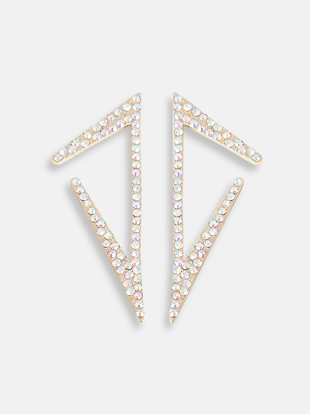 SILVER PLATED PARTY DESIGNER STONE DROP EARRING FOR WOMEN