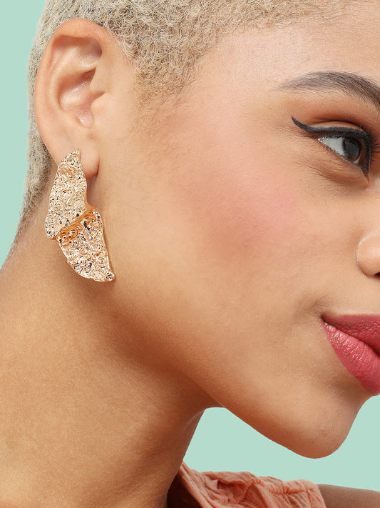 GOLD PLATED PARTY DESIGNER DROP EARRING FOR WOMEN
