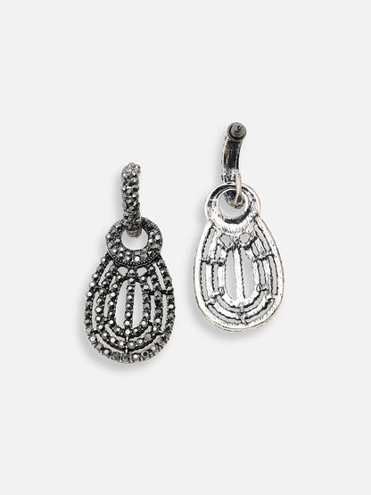 GOLD PLATED PARTY DESIGNER STONE DROP EARRING FOR WOMEN