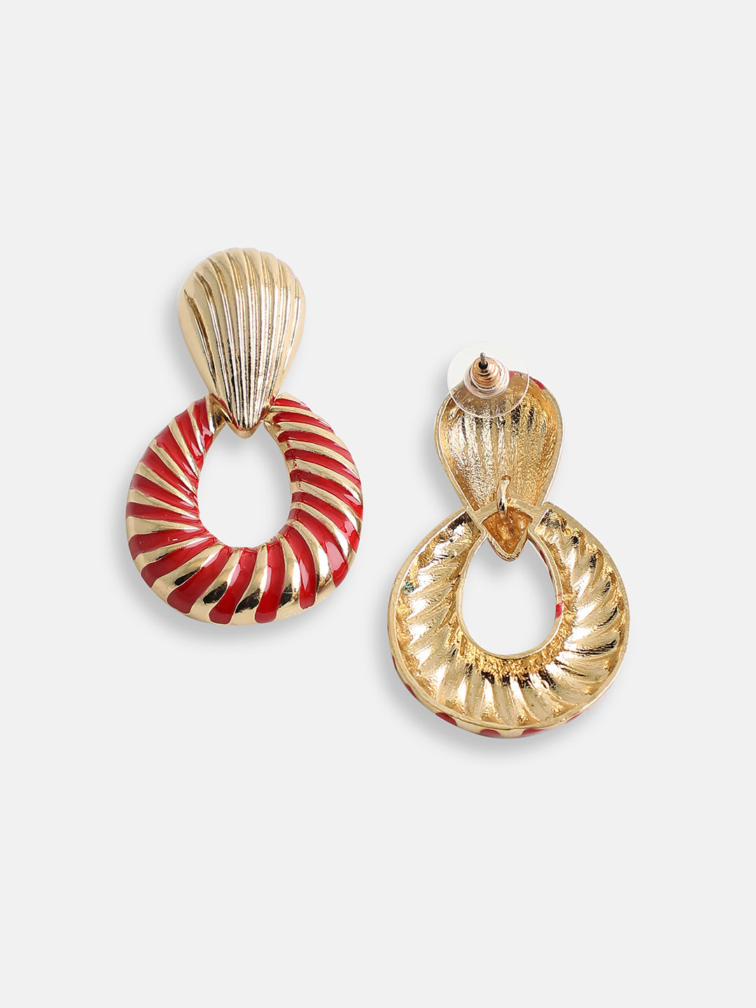 GOLD PLATED PARTY DESIGNER DROP EARRING FOR WOMEN