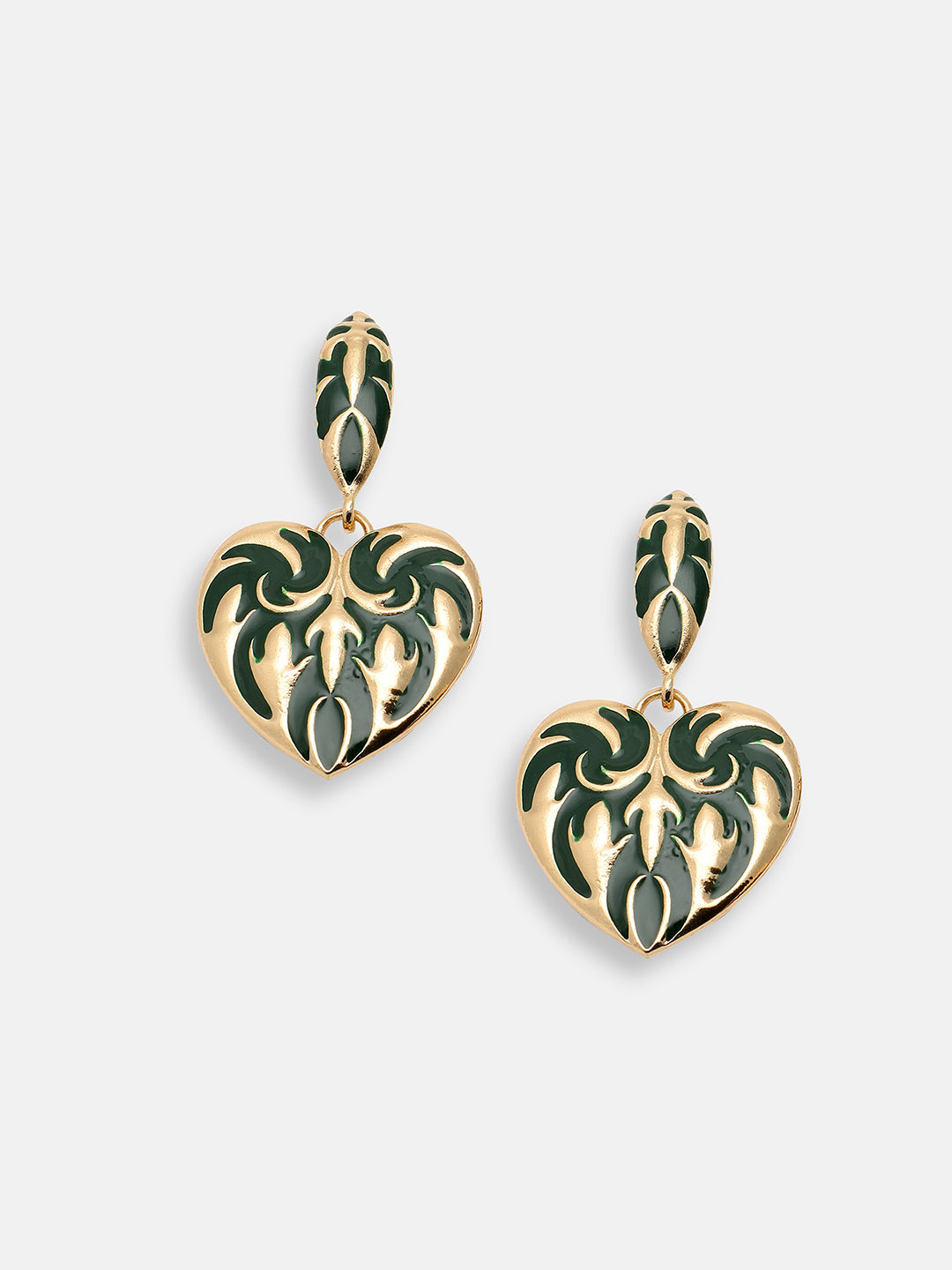 GOLD PLATED PARTY DESIGNER DROP EARRING FOR WOMEN
