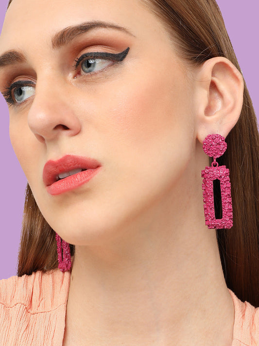 GOLD PLATED PARTY DESIGNER DROP EARRING FOR WOMEN