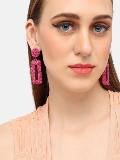 GOLD PLATED PARTY DESIGNER DROP EARRING FOR WOMEN