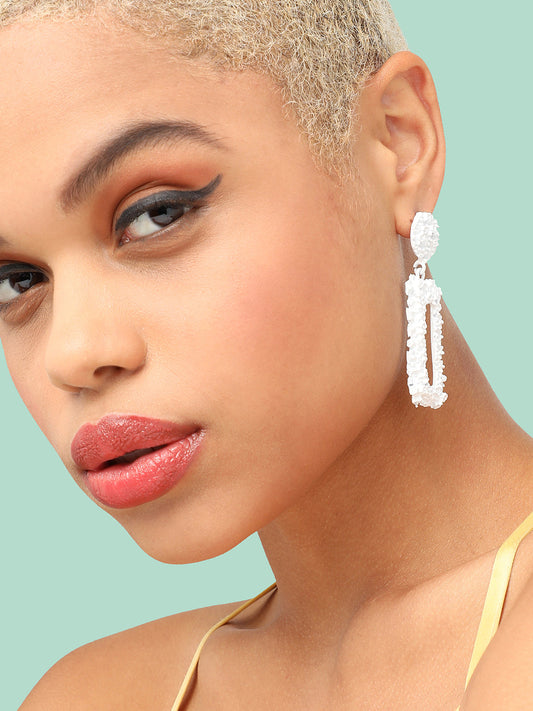 GOLD PLATED PARTY DESIGNER DROP EARRING FOR WOMEN