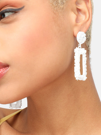 GOLD PLATED PARTY DESIGNER DROP EARRING FOR WOMEN