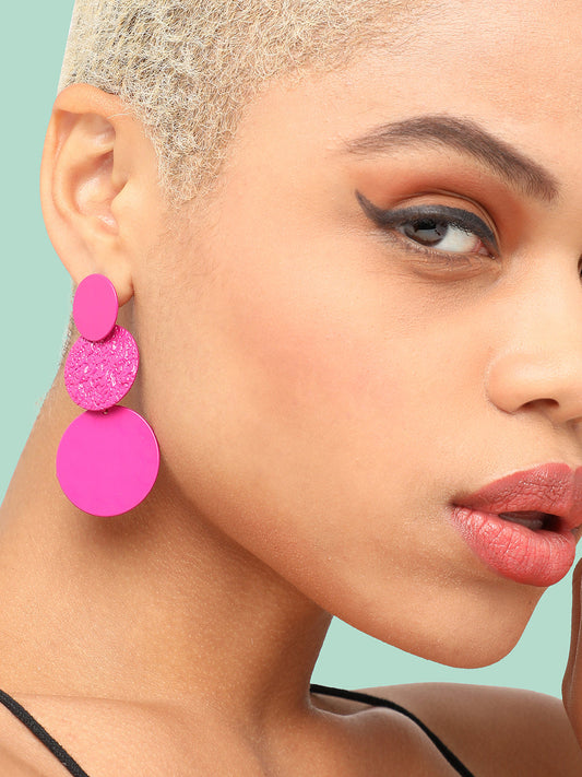 GOLD PLATED PARTY DESIGNER DROP EARRING FOR WOMEN