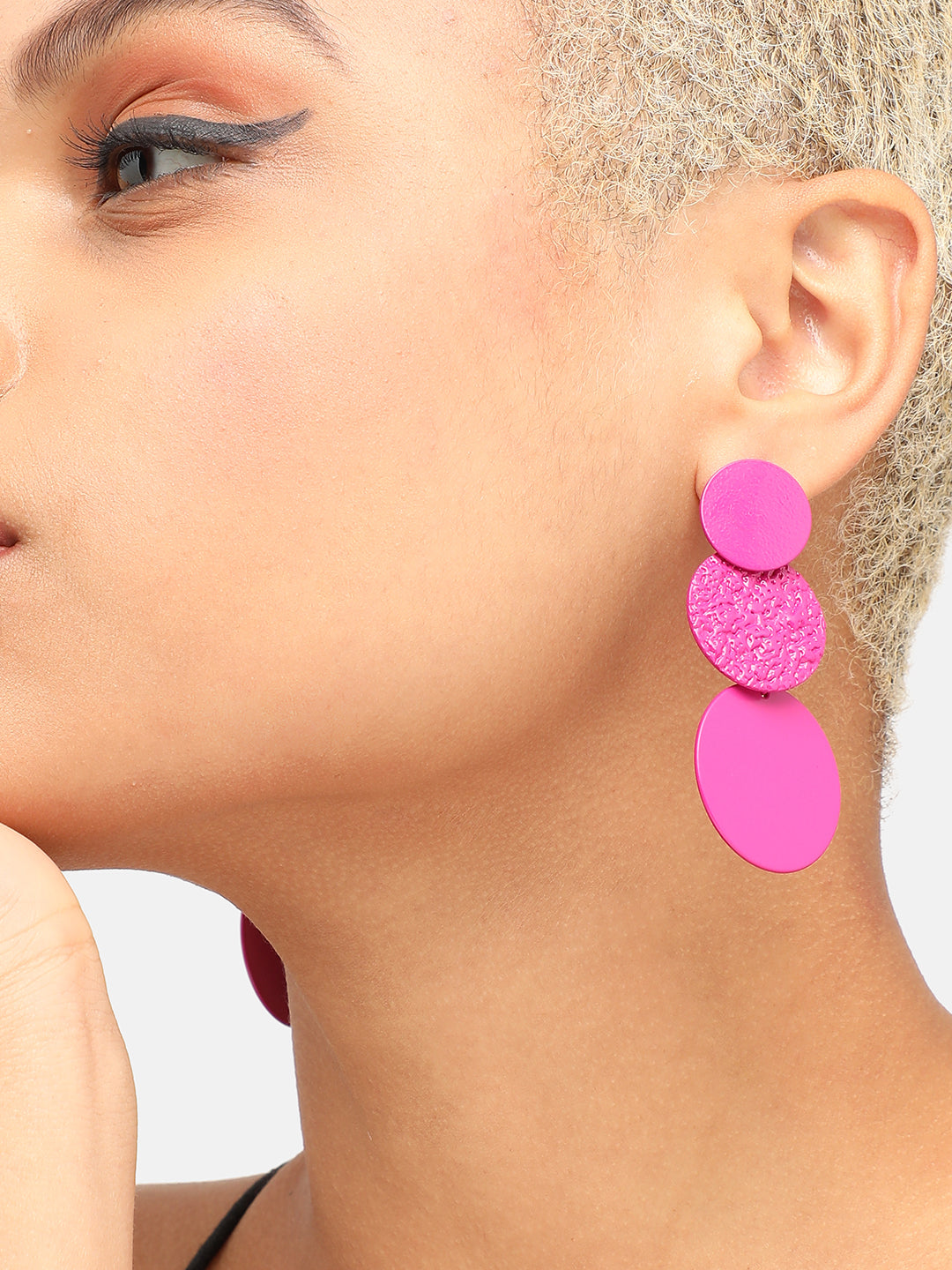 GOLD PLATED PARTY DESIGNER DROP EARRING FOR WOMEN