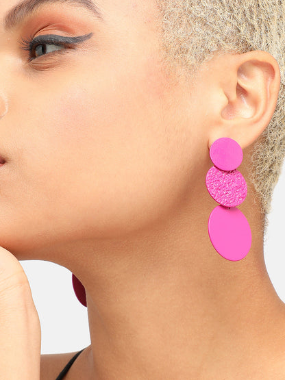 GOLD PLATED PARTY DESIGNER DROP EARRING FOR WOMEN