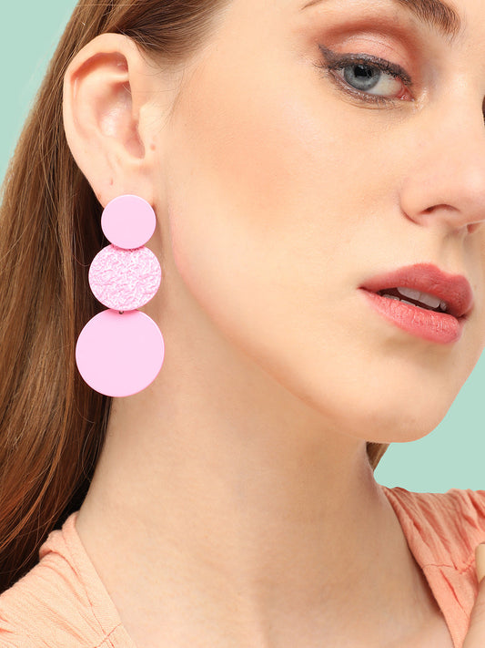 GOLD PLATED PARTY DESIGNER DROP EARRING FOR WOMEN