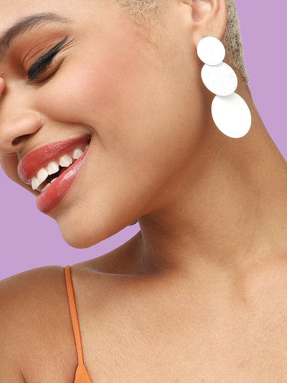 GOLD PLATED PARTY DESIGNER DROP EARRING FOR WOMEN