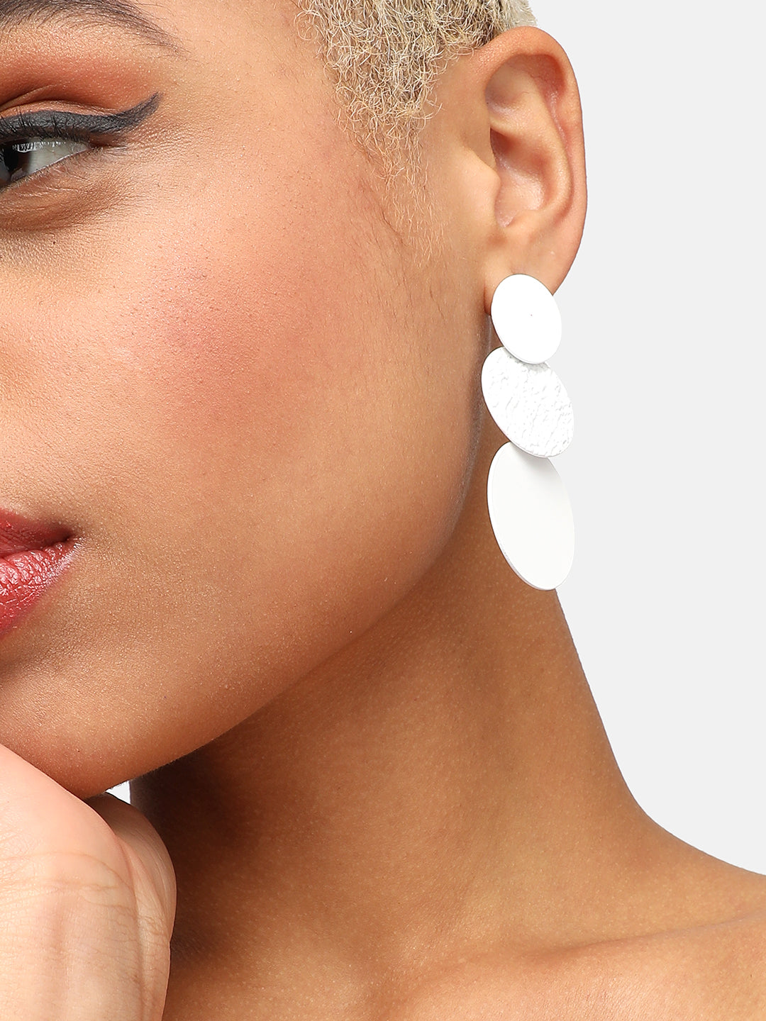 GOLD PLATED PARTY DESIGNER DROP EARRING FOR WOMEN