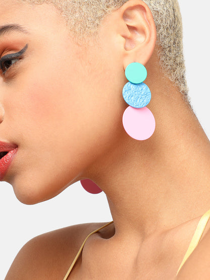 GOLD PLATED PARTY DESIGNER DROP EARRING FOR WOMEN