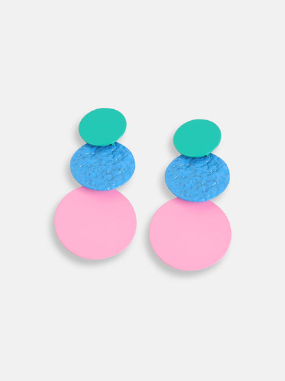 GOLD PLATED PARTY DESIGNER DROP EARRING FOR WOMEN