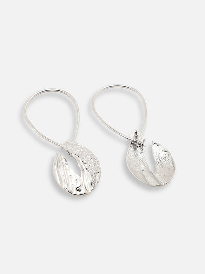 SILVER PLATED PARTY DESIGNER DROP EARRING FOR WOMEN