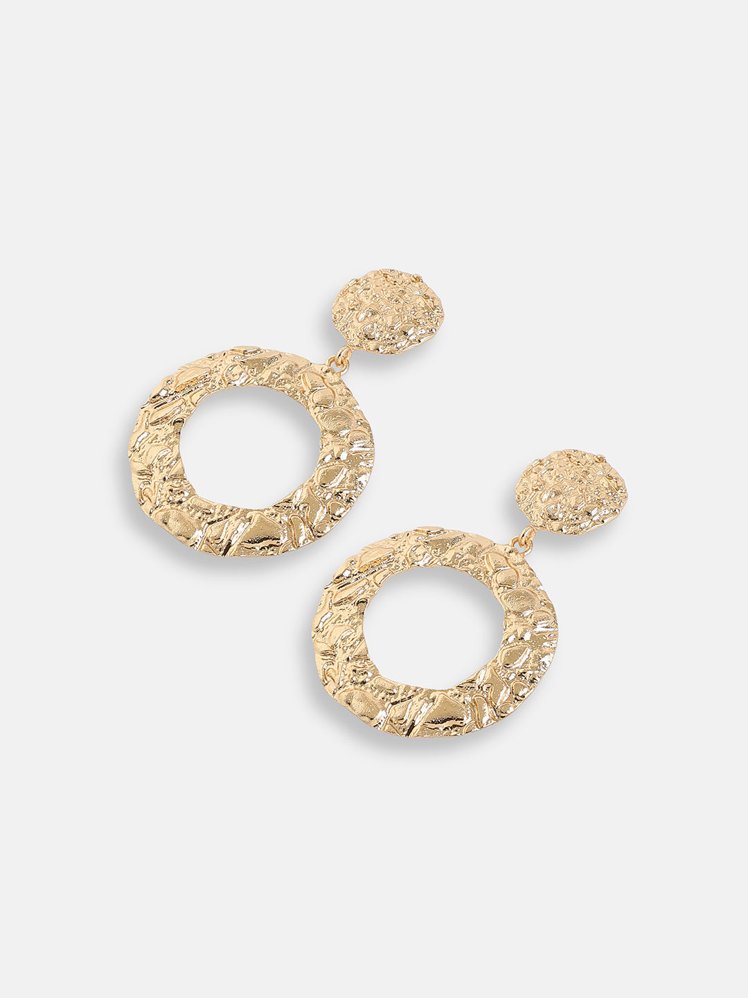 GOLD PLATED PARTY DESIGNER DROP EARRING FOR WOMEN