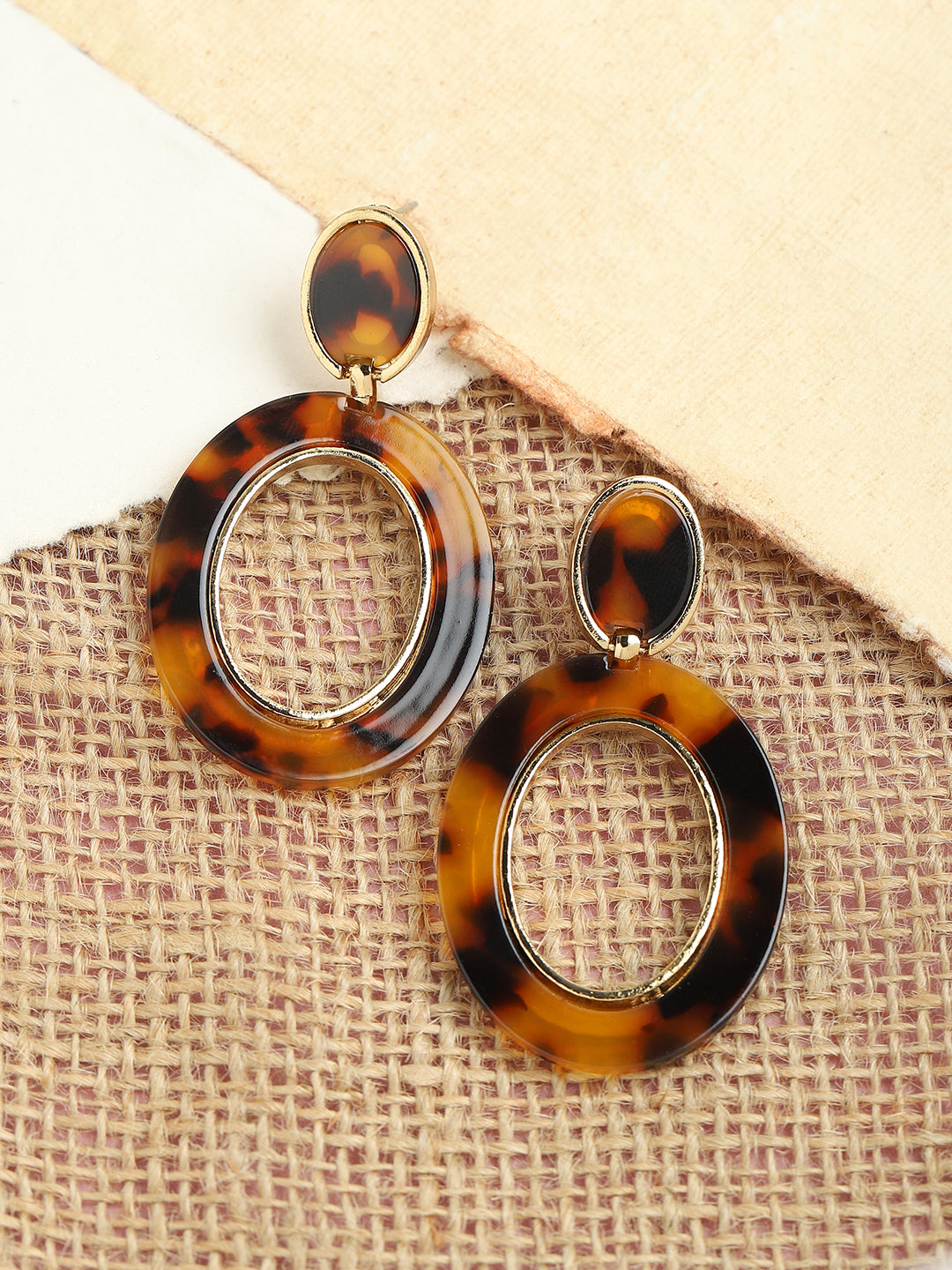 GOLD PLATED PARTY DESIGNER DROP EARRING FOR WOMEN