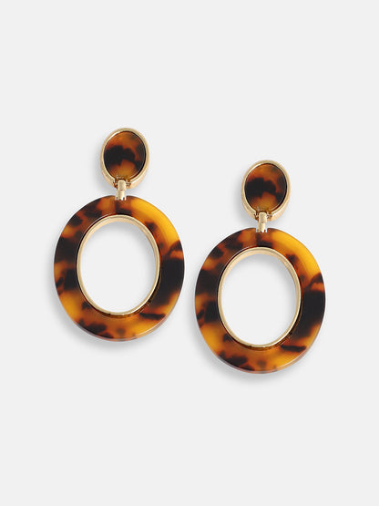 GOLD PLATED PARTY DESIGNER DROP EARRING FOR WOMEN