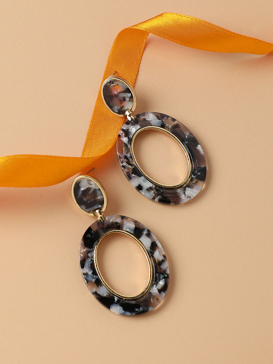 GOLD PLATED PARTY DESIGNER DROP EARRING FOR WOMEN