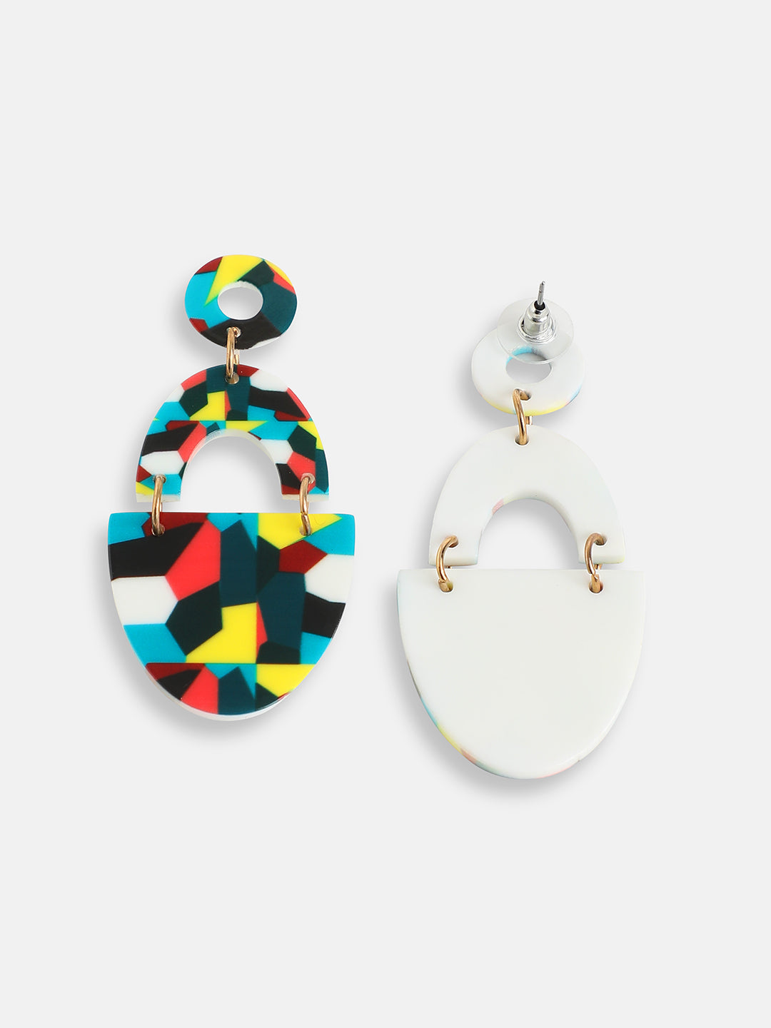 GOLD PLATED PARTY DESIGNER DROP EARRING FOR WOMEN
