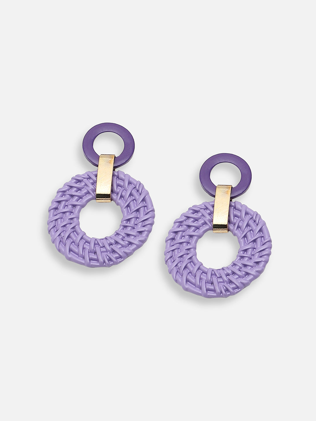 GOLD PLATED PARTY DESIGNER DROP EARRING FOR WOMEN