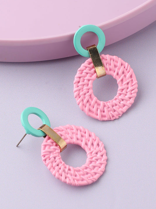 GOLD PLATED PARTY DESIGNER DROP EARRING FOR WOMEN