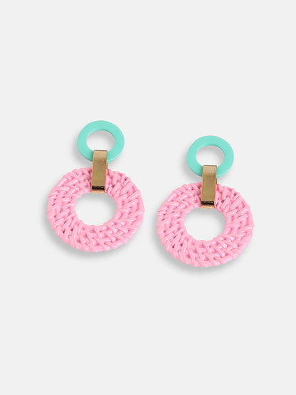 GOLD PLATED PARTY DESIGNER DROP EARRING FOR WOMEN