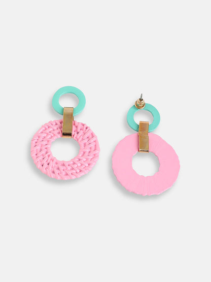 GOLD PLATED PARTY DESIGNER DROP EARRING FOR WOMEN