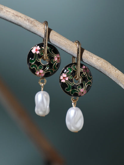 GOLD PLATED PARTY DESIGNER STONE DROP EARRING FOR WOMEN