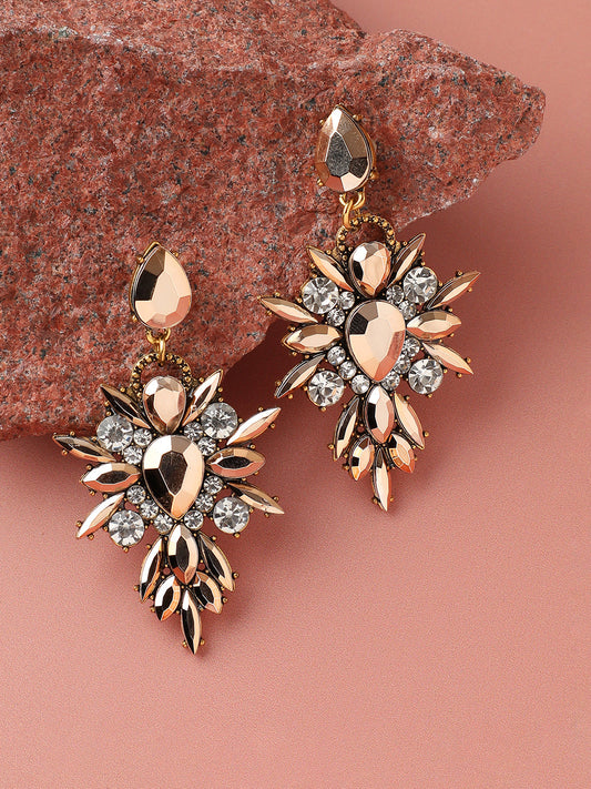Rosegold Droplet Earrings
