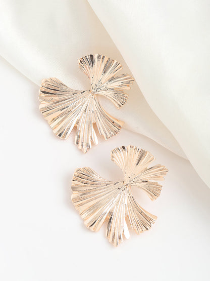 GOLD PLATED PARTY DESIGNER STUD FOR WOMEN