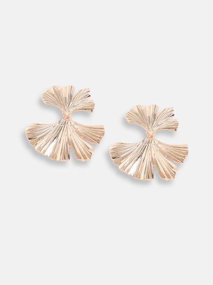 GOLD PLATED PARTY DESIGNER STUD FOR WOMEN