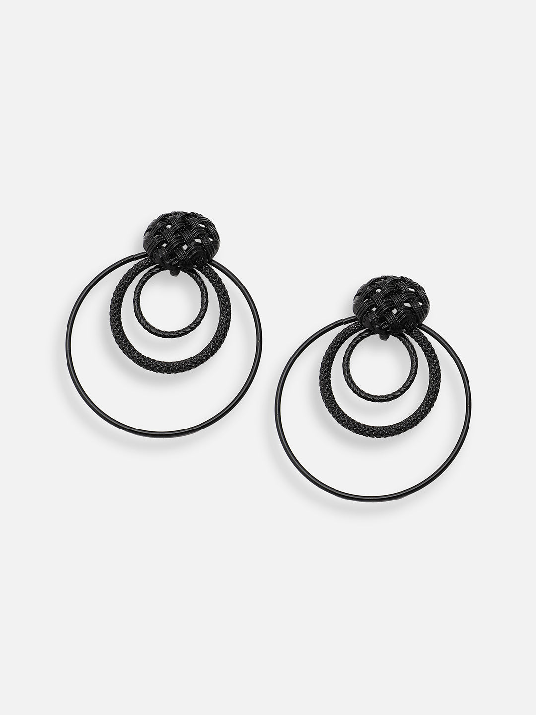 GOLD PLATED PARTY DESIGNER STONE DROP EARRING FOR WOMEN