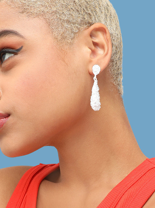GOLD PLATED PARTY DESIGNER DROP EARRING FOR WOMEN