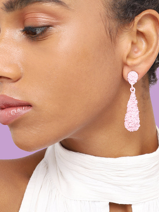 GOLD PLATED PARTY DESIGNER DROP EARRING FOR WOMEN