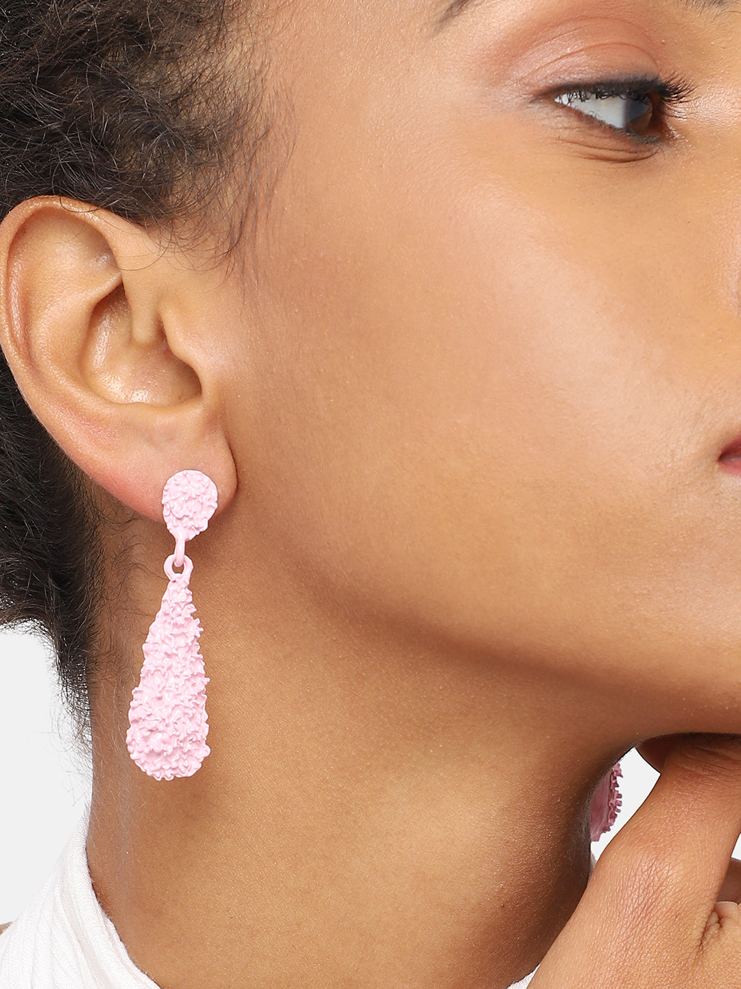 GOLD PLATED PARTY DESIGNER DROP EARRING FOR WOMEN