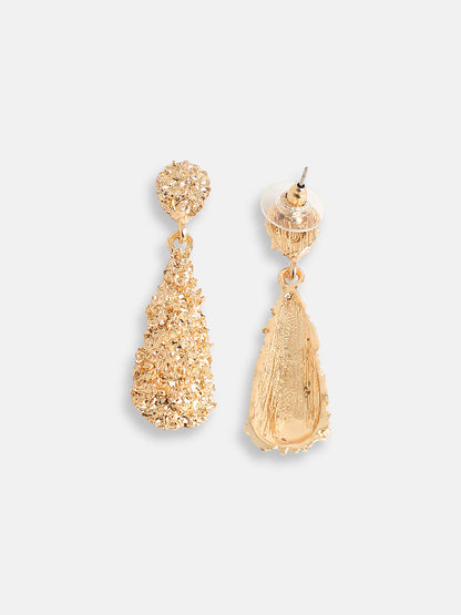 GOLD PLATED PARTY DESIGNER DROP EARRING FOR WOMEN
