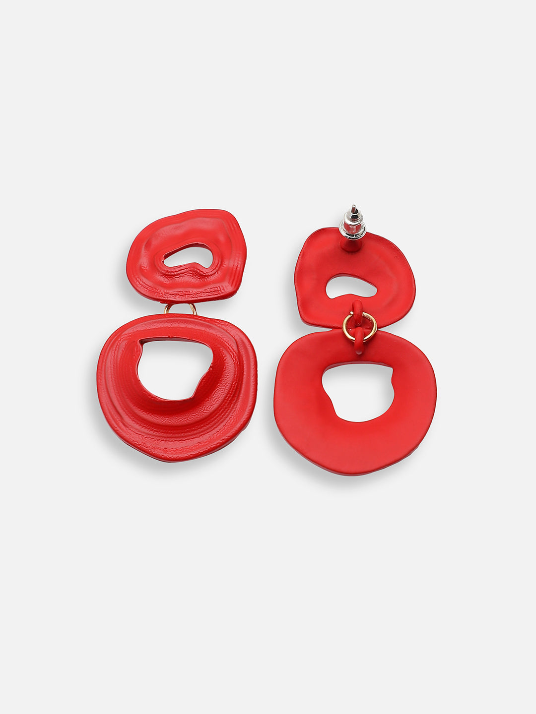 GOLD PLATED PARTY DESIGNER DROP EARRING FOR WOMEN