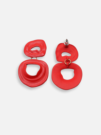 GOLD PLATED PARTY DESIGNER DROP EARRING FOR WOMEN