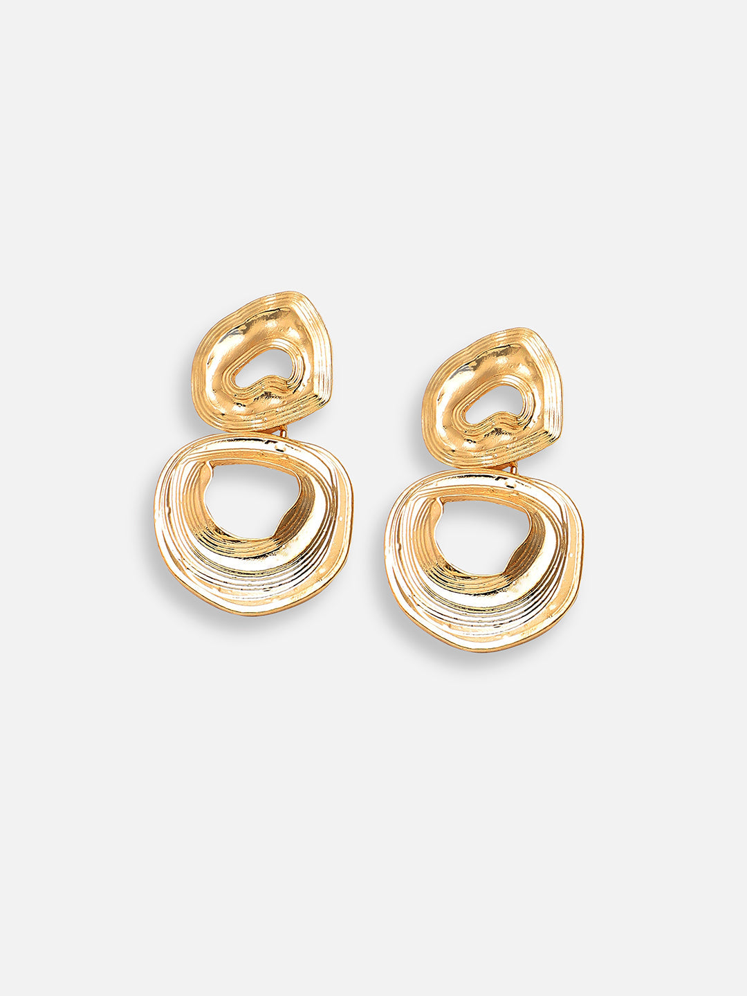 GOLD PLATED PARTY DESIGNER DROP EARRING FOR WOMEN