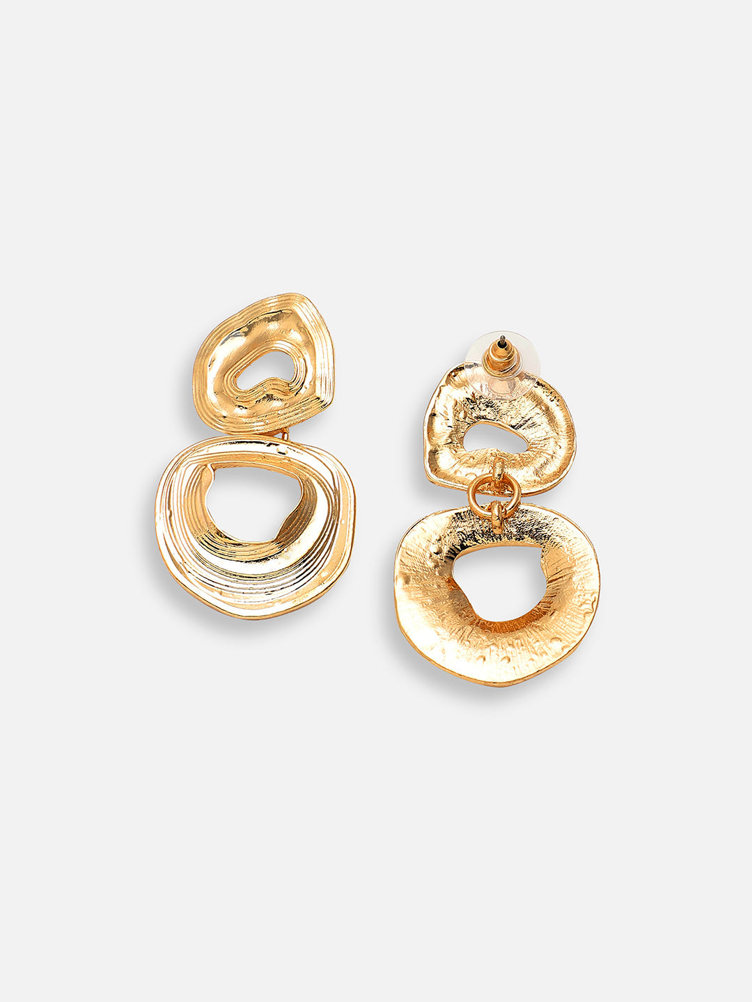 GOLD PLATED PARTY DESIGNER DROP EARRING FOR WOMEN