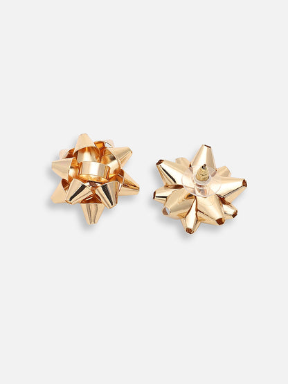 GOLD PLATED PARTY DESIGNER STUD FOR WOMEN