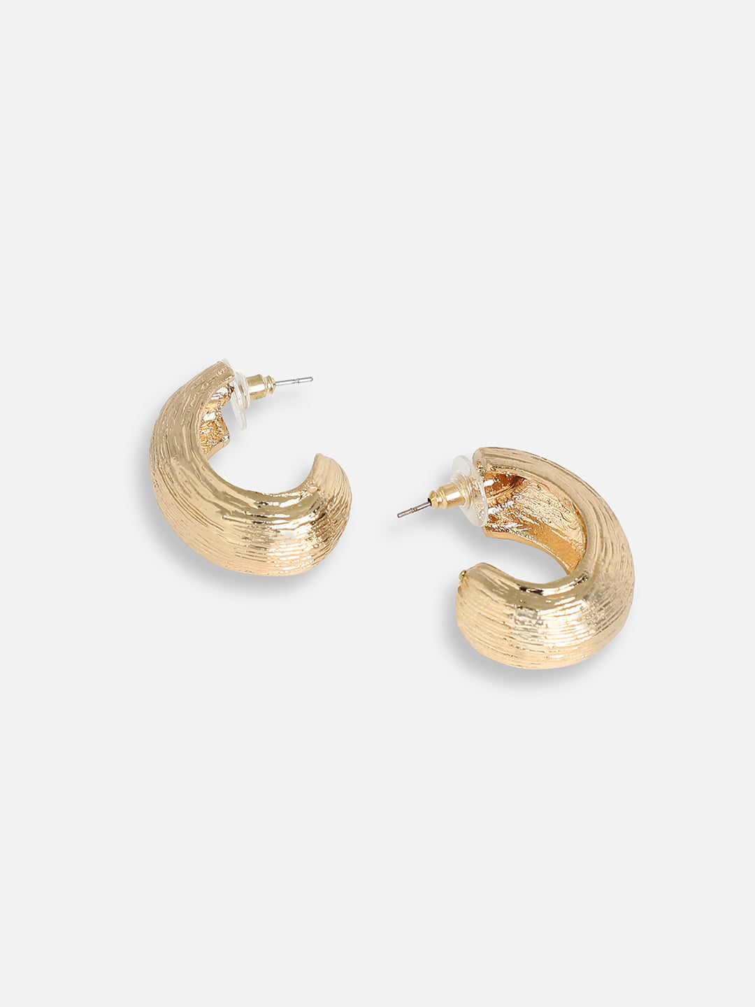 GOLD PLATED PARTY DESIGNER HOOP EARRING FOR WOMEN