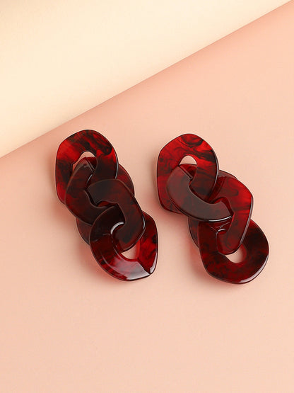 GOLD PLATED PARTY DESIGNER DROP EARRING FOR WOMEN
